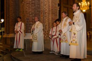 Accoglienza di sacerdoti e ministranti